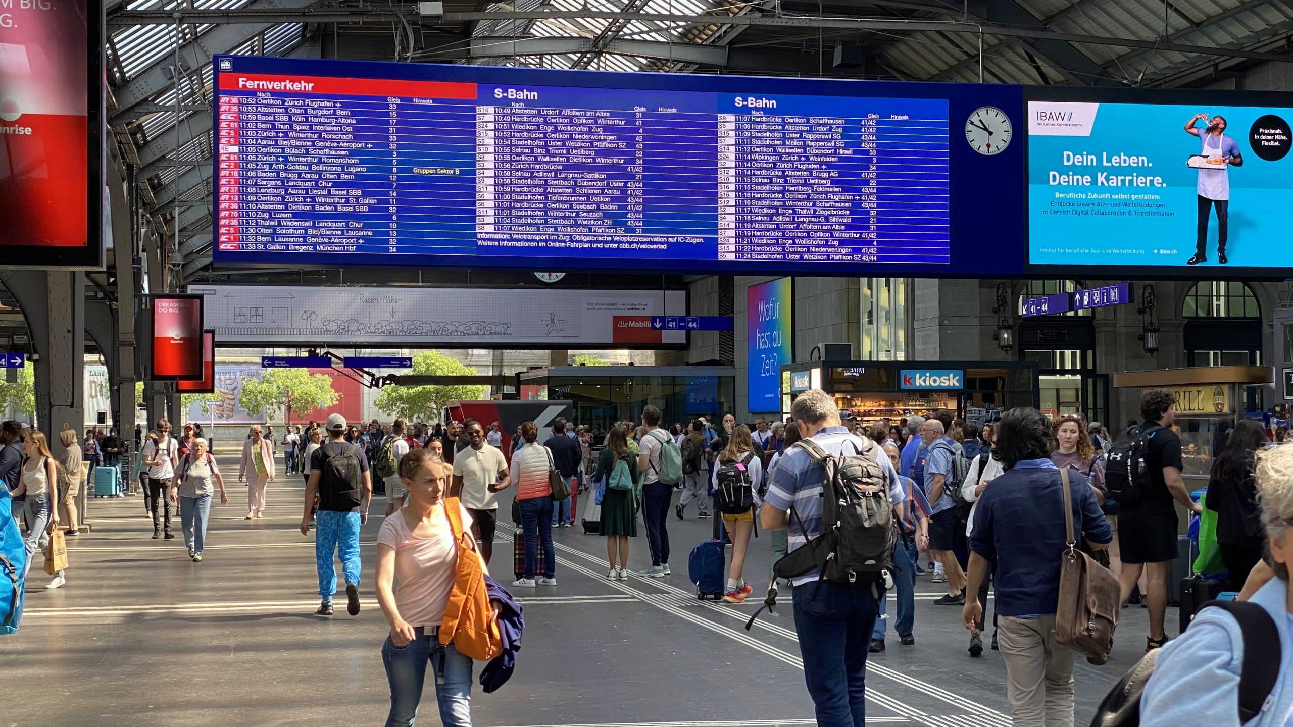 Switzerland train station